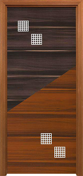 Metal Suede Laminate Doors